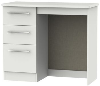Sherwood Single Grey 3 Drawer Dressing Table