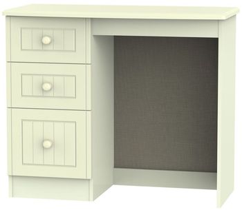 Warwick Cream 3 Drawer Single Dressing Table