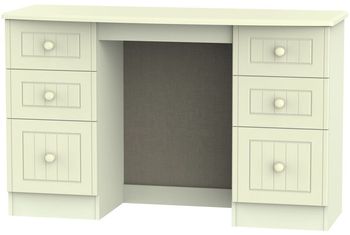 Warwick Cream 6 Drawer Double Dressing Table
