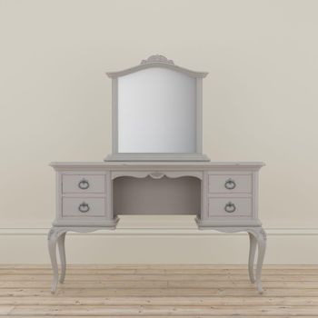 Etienne Grey 4 Drawer Dressing Table