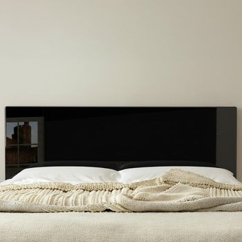 Knightsbridge Black Gloss Headboard - Sizes Available
