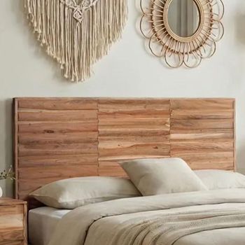 Woodland Natural Acacia Wood 160cm Headboard