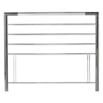 Urban Shiny Nickel Metal 4ft 6in Double Headboard