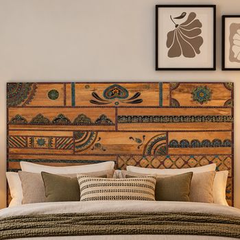 Chieti Painted Mango Wood 168cm Headboard