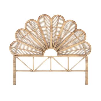 Kachaliya Natural Rattan 180cm Large Headboard