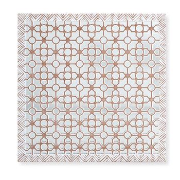 Luminita Pickled White 120cm Square Decorative Panel