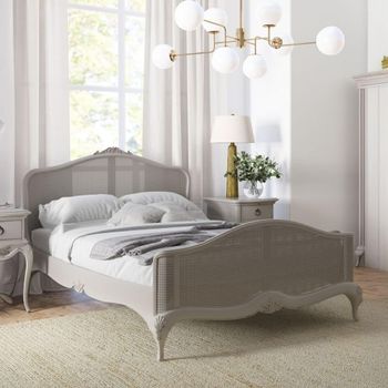 Etienne Rattan Grey Headboard - Sizes Available