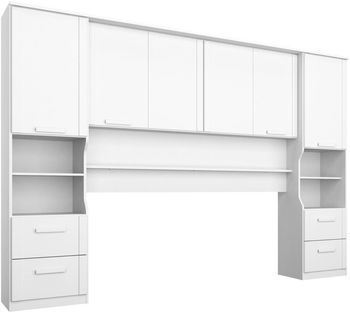 Rivera White Overbed Unit - Sizes Available