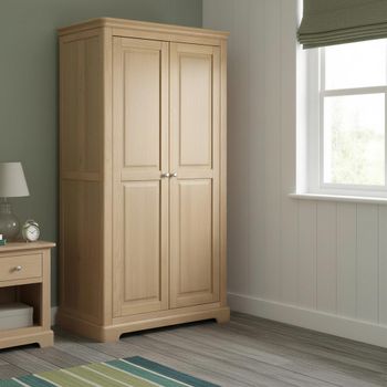 Cromwell Oak 2 Door Wardrobe