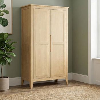 Twyford Oak 2 Door Wardrobe