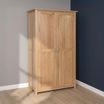 Nimbus Oak 2 Door Wardrobe