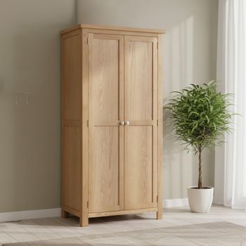 Appleby Oak 2 Door Wardrobe
