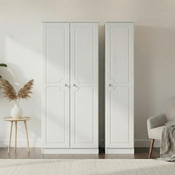 Pembroke White 3 Door Triple Wardrobe