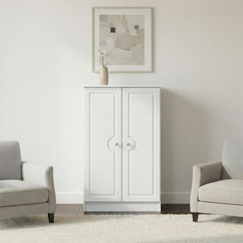 Pembroke White 2 Door Midi Wardrobe
