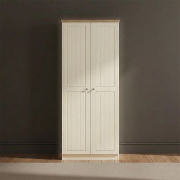 Vienna Cream 2 Door Plain Wardrobe