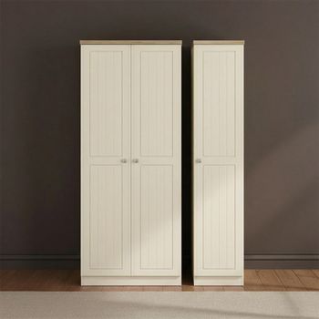 Vienna Cream 3 Door Triple Wardrobe