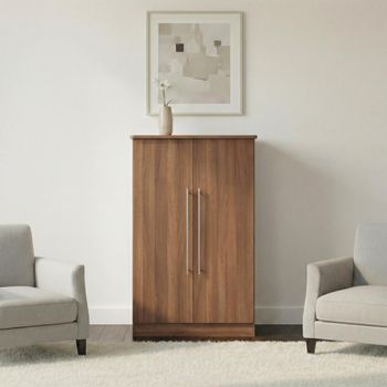 Sherwood Walnut Midi 2 Door Wardrobe