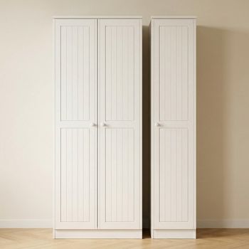 Warwick White 3 Door Tall Triple Wardrobe