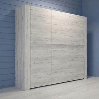 Angel White 3 Door Wardrobe