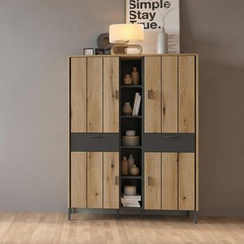 Arundel Oak 4 Door Wardrobe
