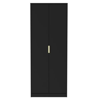 Clearance - Diego Black 2 Door Wardrobe - P7