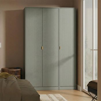 Nashville Green 3 Door Tall Triple Wardrobe