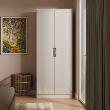 Camden Cashmere 2 Door Plain Wardrobe