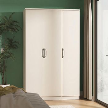 Camden Cashmere 3 Door Tall Triple Wardrobe
