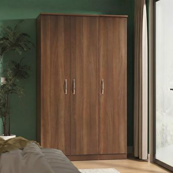Avon 3 Door Triple Walnut Wardrobe