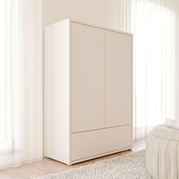 Alice Springs Sand 2 Door 1 Drawer Wardrobe