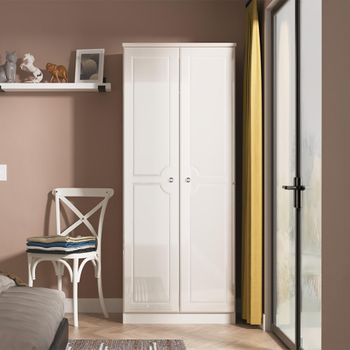 Balmoral Cashmere 2 Door Plain Wardrobe