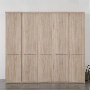 Dakar 2 Rustic Oak 5 Door Wardrobe