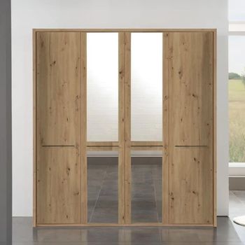 Dakar 2 Wardrobes Passepartout and Slate Handles - Sizes Available