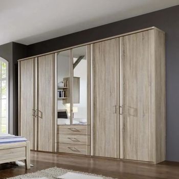 Luxor 3+4 Cornice Wardrobe - Sizes Available