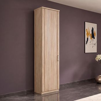 Luxor 3+4 Rustic Oak 1 Door Single Door Lh Wardrobe