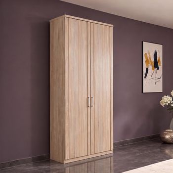 Luxor 3+4 Rustic Oak 100cm 2 Door Wardrobe