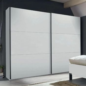 Breda White 300cm 2 Door Sliding Wardrobe