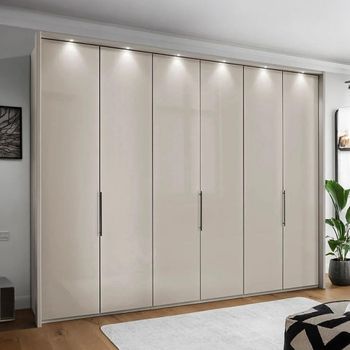 Asmara Champagne 6 Door Wardrobe