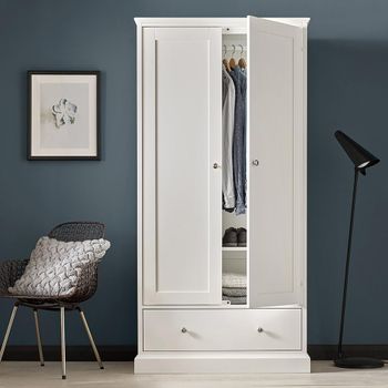 Ashby White 2 Door Wardrobe