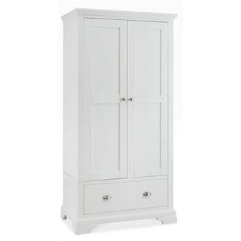 Hampstead White 2 Door Combi Wardrobe