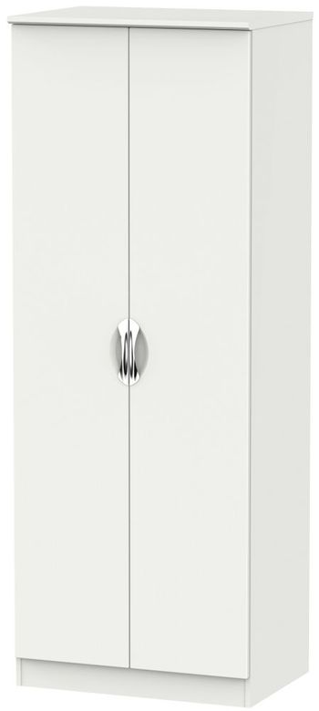 Camden Tall Hanging Light Grey 2 Door Wardrobe