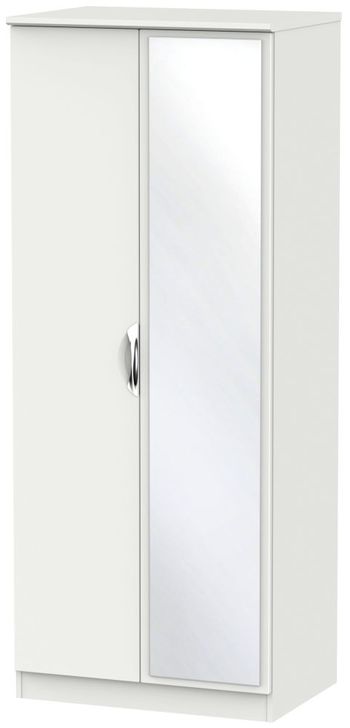 Camden Grey 2 Door 1 Mirror Wardrobe