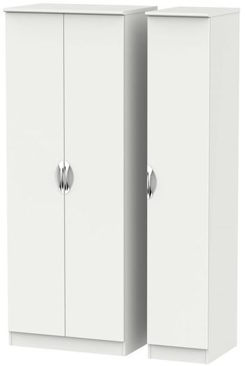 Camden Tall Grey 3 Door Triple Wardrobe