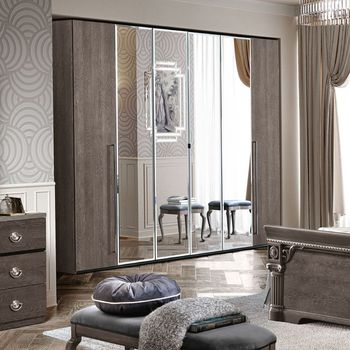 Nabucco Italian Silver Birch Wardrobe