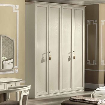 Nostalgia Italian Bianco Antico Wardrobe