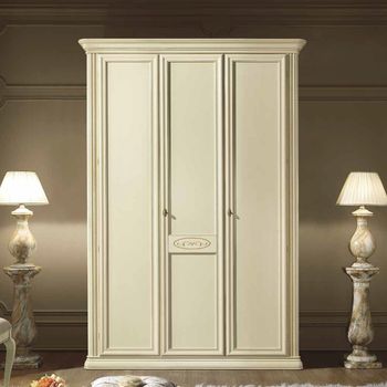 Siena Italian Ivory 3 Door Triple Wardrobe