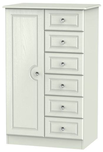 Crystal Midi Cashmere 1 Door Wardrobe