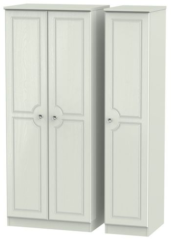 Crystal Cashmere 3 Door Triple Wardrobe
