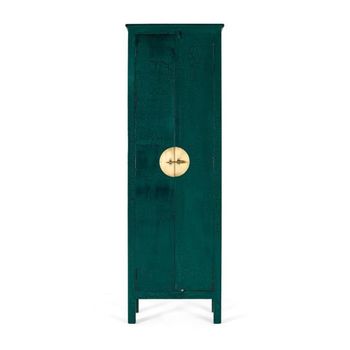 Elderon Green Mango Wood 2 Door Wardrobe