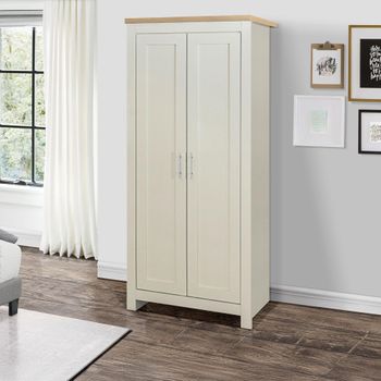 Highgate Cream Painted 2 Door Wardrobe